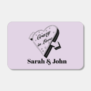 Crazy in love wedding matchboxes