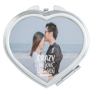 Crazy In Love With You Compact Mirror