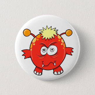 Crazy Insane Little Monster   Button