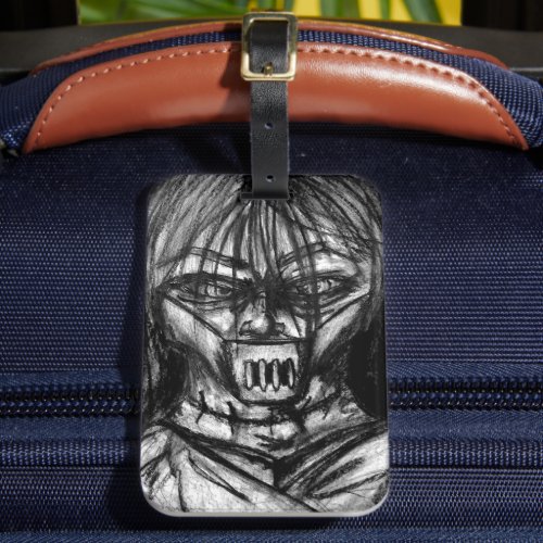 Crazy Insane Straitjacket of Insanity Luggage Tag