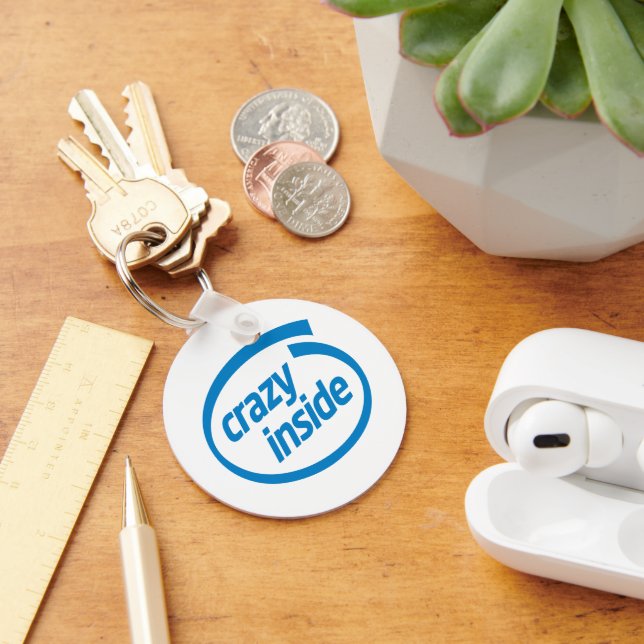 Crazy inside keychain (Desk)