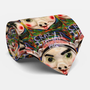 Crazy Italian Pig Fun Tie