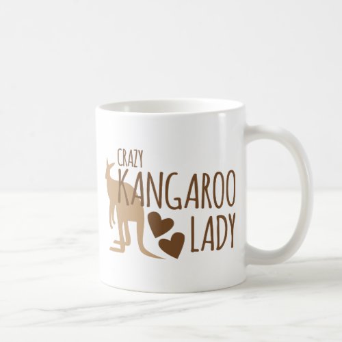 Crazy Kangaroo Lady Coffee Mug