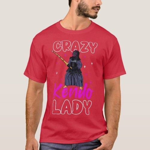 Crazy Kendo Lady Kendo T_Shirt