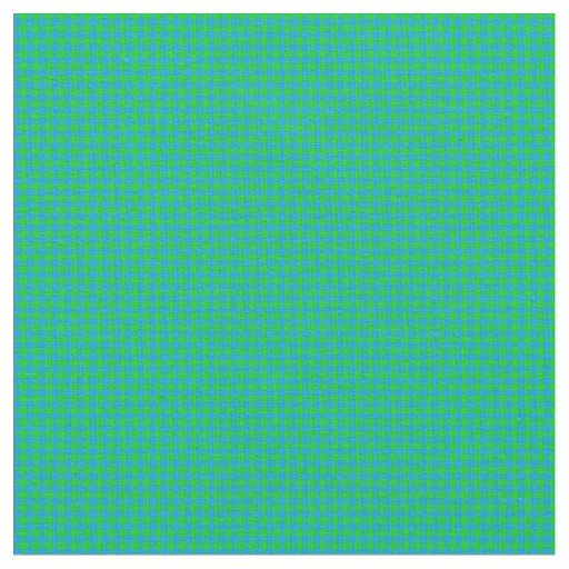 CRAZY KIDS COLORS-Gingham 05-Blue-Green-Fabrics Fabric