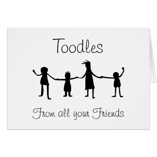 Crazy Kids Toodles Cards (Front Horizontal)