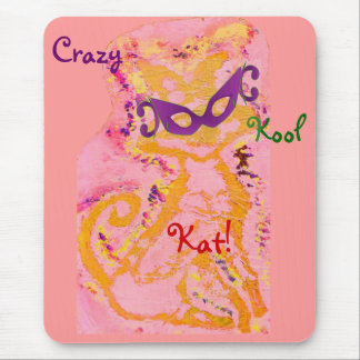 "Crazy, Kool Kat II" Mousepad - Customizable