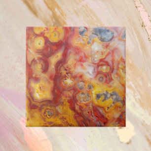 Crazy Lace Agate Pattern Ceramic Tile