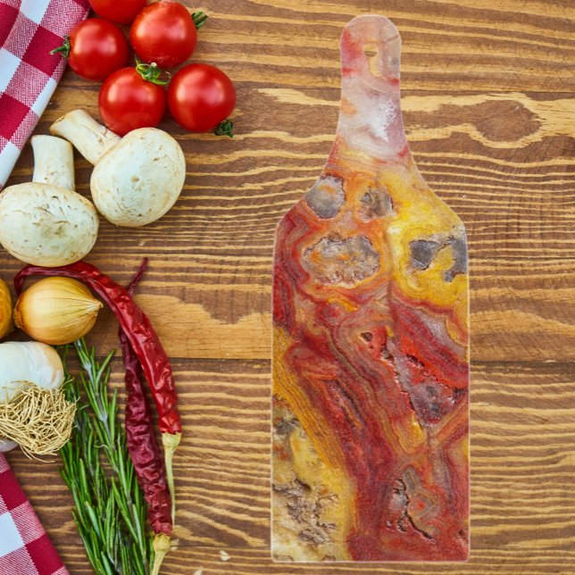 Crazy Lace Agate Pattern Cutting Board (In Situ)