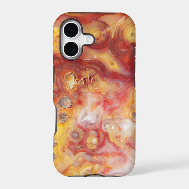 Crazy Lace Agate Pattern Iphone Case (Back)