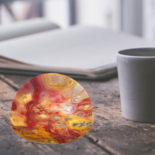 Crazy Lace Agate Pattern Paperweight