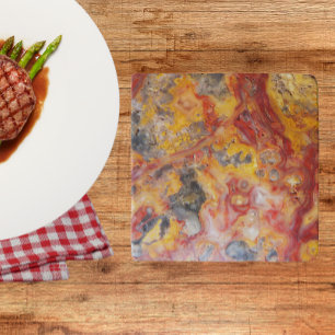 Crazy Lace Agate Pattern Trivet