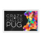 Crazy Little Thing Called Pug Colorful Silhouette
