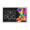 Crazy Little Thing Called Pug Colorful Silhouette