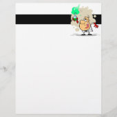 crazy mad scientist cartoon (Front)