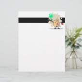 crazy mad scientist cartoon (Standing Front)