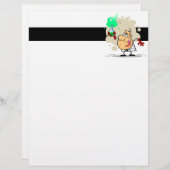 crazy mad scientist cartoon (Front/Back)