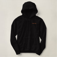 Crazy Man balck Hoodie 