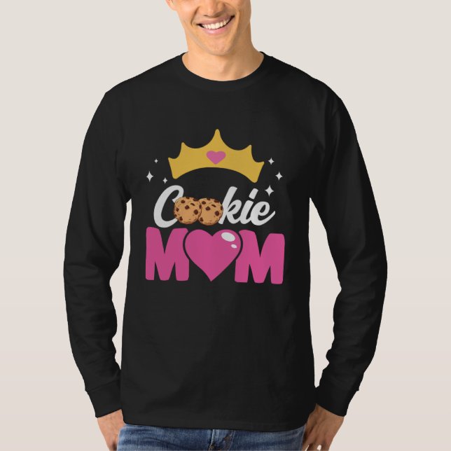 Crazy Mom Baking Mama Baker Chef Dessert Mothers D T-Shirt (Front)