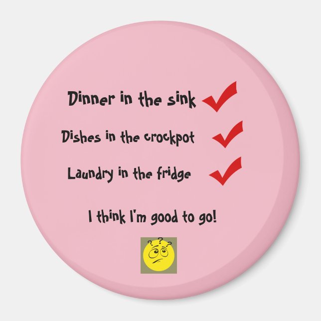 Crazy mom life magnet (Front)