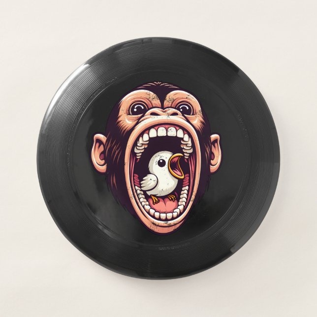 Crazy Monkey Bird Wham-O Frisbee (Front)