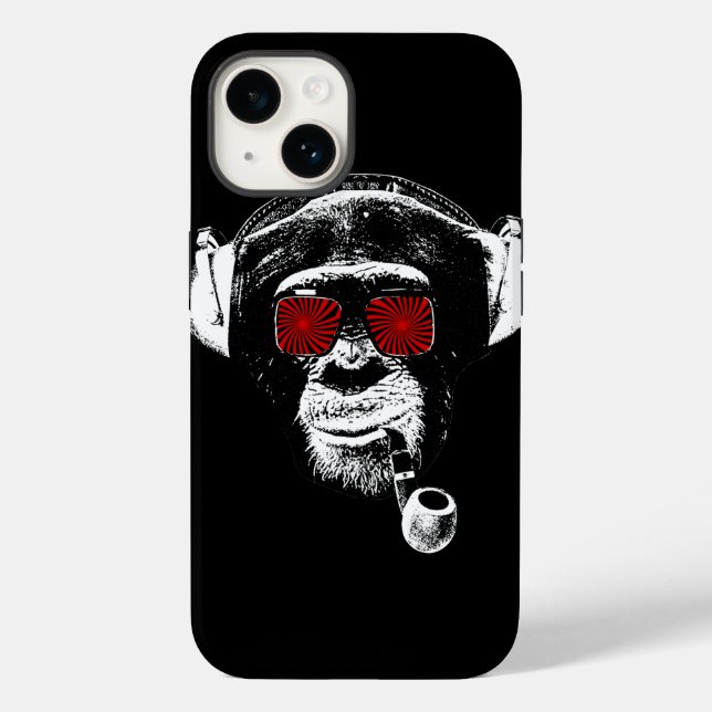 Crazy monkey Case-Mate iPhone case (Back)
