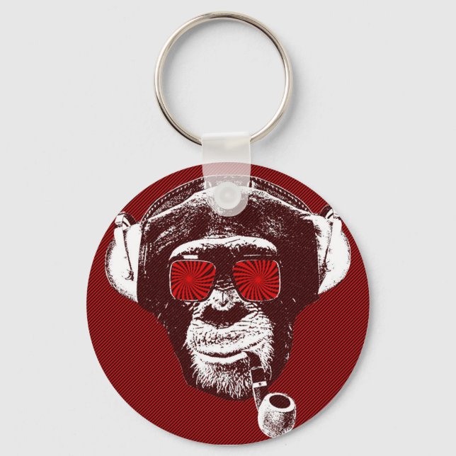 Crazy monkey keychain (Front)