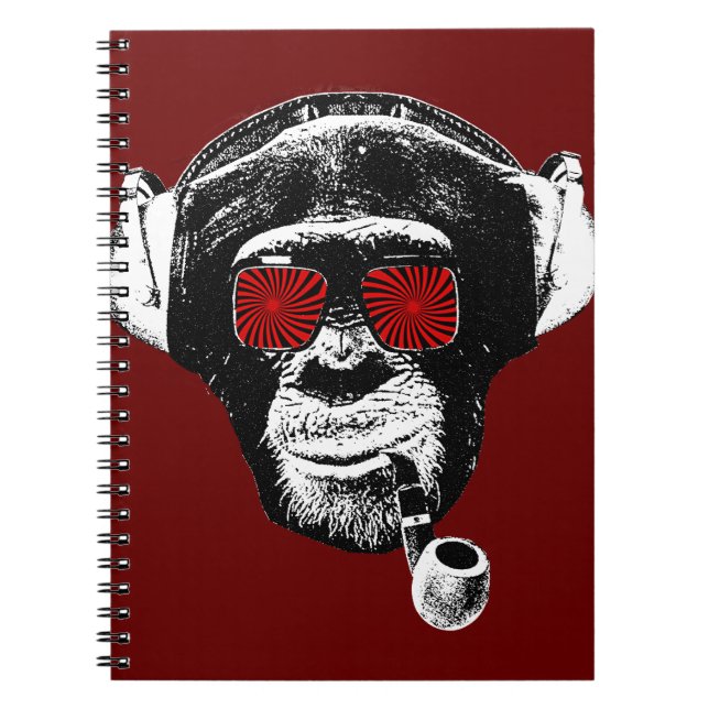 Crazy monkey notebook (Front)