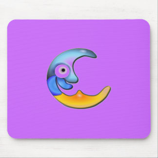 Crazy Moon Mousepad