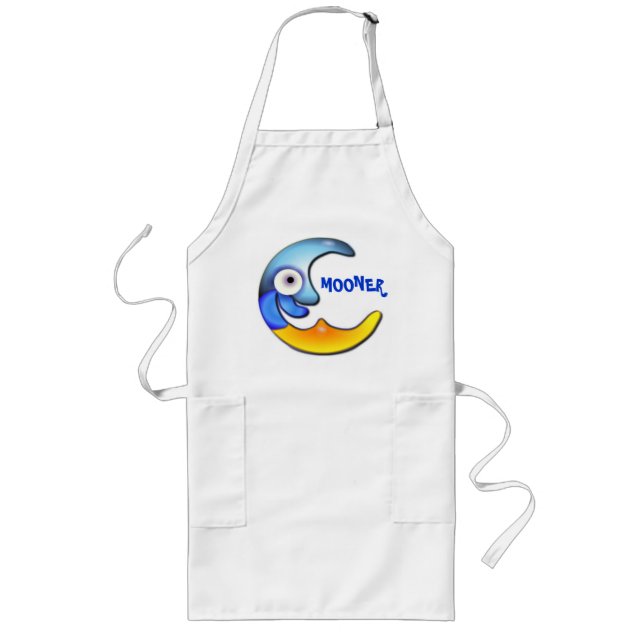 Crazy "Mooner" Cartoon Apron (Front)