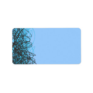 CRAZY MUSICAL NOTES Bat Mitzvah Label