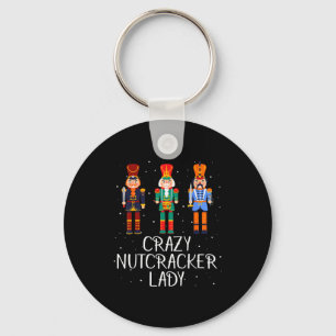 Crazy Nutcracker Lady Keychain