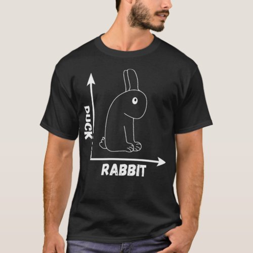 Crazy Optical Illusion Rabbit Duck Perspective Wit T_Shirt