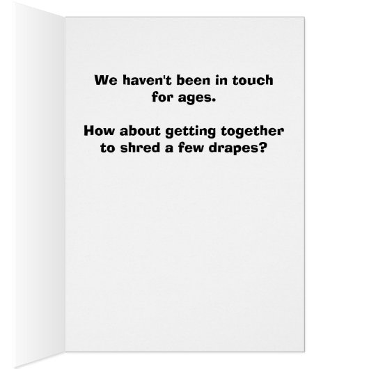 Crazy orange cat card (Inside (Right))