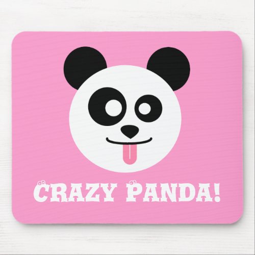 Crazy Panda Mouse Pad