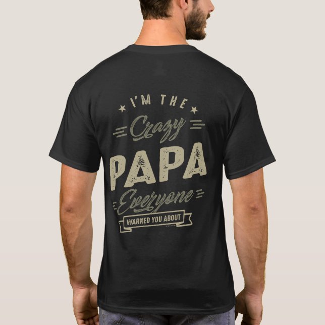 Crazy Papa T-Shirt (Back)