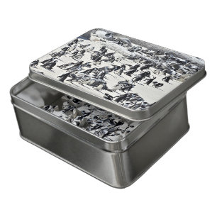 Crazy Penguins' Day on the Beach Jigsaw Puzzle