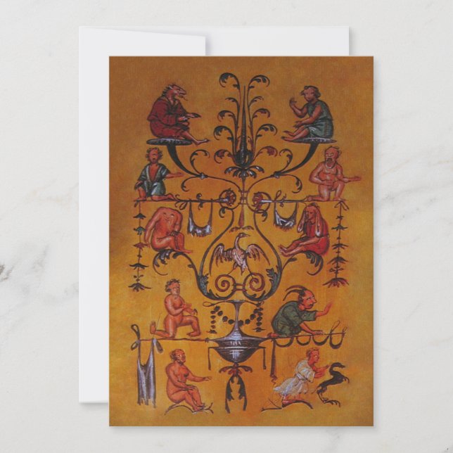 Crazy People ~ Invitations / RSVP (Front)