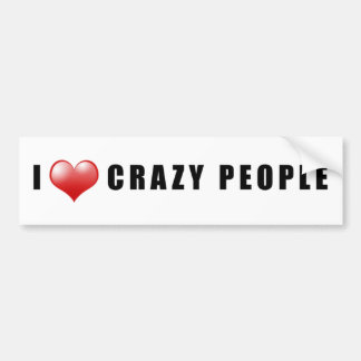 Crazy People Love Sticker