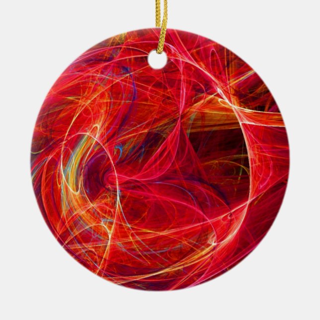 CRAZY PHOTON CERAMIC ORNAMENT (Front)