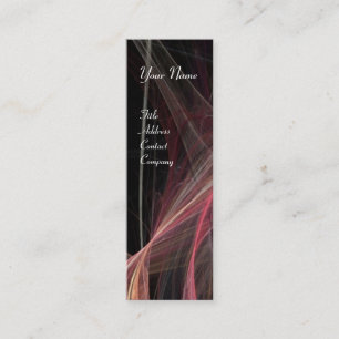 CRAZY PHOTON MONOGRAM gem purple Mini Business Card