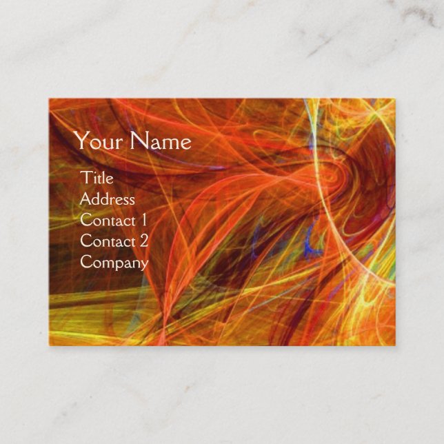 CRAZY PHOTON monogram Vibrant black pink Business Card (Front)