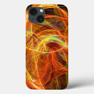 CRAZY PHOTON orange pink iPhone 13 Case