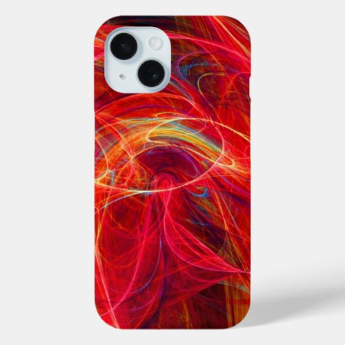 CRAZY PHOTON pink red iPhone 15 Case
