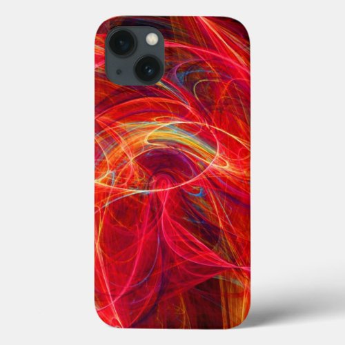 CRAZY PHOTON pink red iPhone 13 Case