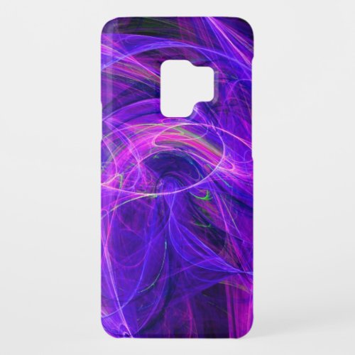 CRAZY PHOTON Purple Blue Fractal Swirls Case_Mate Samsung Galaxy S9 Case