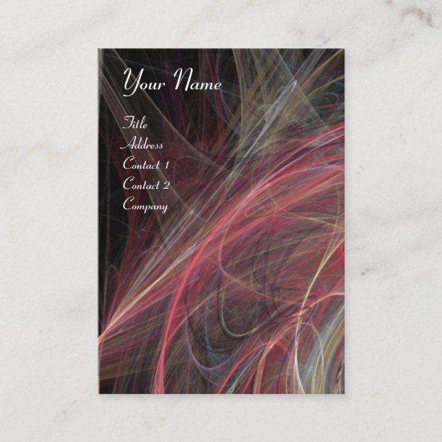 CRAZY PHOTON vibrant Business Card (Front)