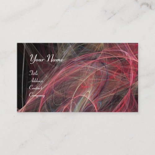 CRAZY PHOTON vibrant soft black purple pink Business Card