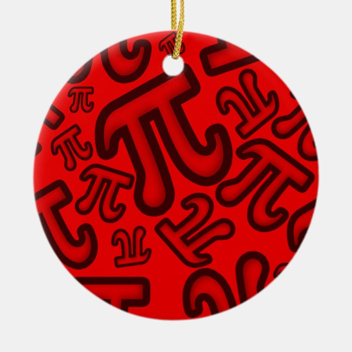 Crazy Pi Numbers   Network Christmas Ornament