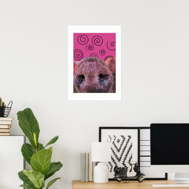 Crazy Pig Poster (Home Office)